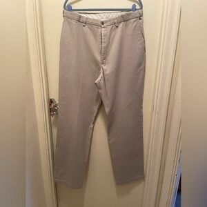 Men’s Haggar Khaki Dress Pants Waist Size 36” Work Business Casual Office